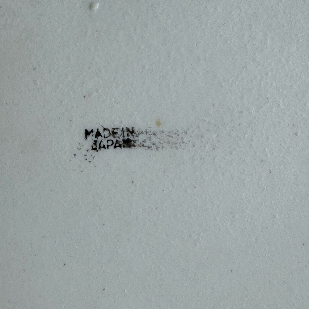 Vintage painted dish from Japan - yellow orange and green - Picture 5 of 7